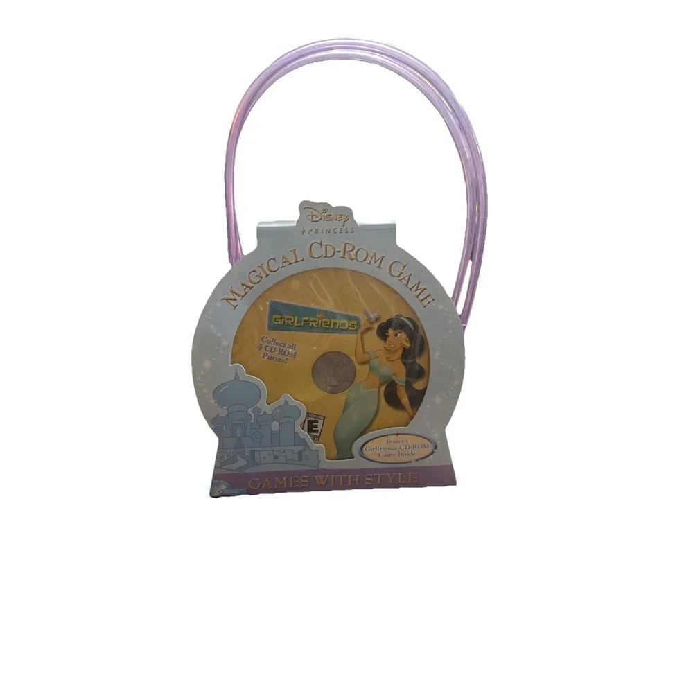 NEW Disney Princess Jasmine Magical CD-ROM Game Purse Girlfriends PC 2002